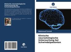 Обложка Klinische neurootologische Untersuchung bei Schwindelpatienten