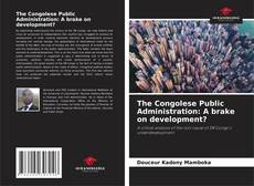 Buchcover von The Congolese Public Administration: A brake on development?