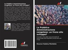 Capa do livro de La Pubblica Amministrazione congolese: un freno allo sviluppo? 