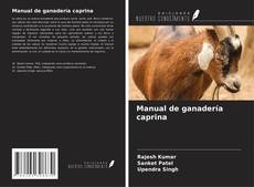 Bookcover of Manual de ganadería caprina