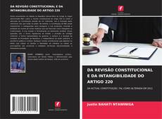 Обложка DA REVISÃO CONSTITUCIONAL E DA INTANGIBILIDADE DO ARTIGO 220