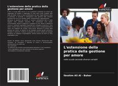 Capa do livro de L'estensione della pratica della gestione per amore 