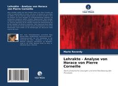 Обложка Lehrakte - Analyse von Horace von Pierre Corneille
