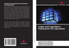 Buchcover von Legal and regulatory framework for education