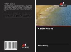 Colore estivo kitap kapağı