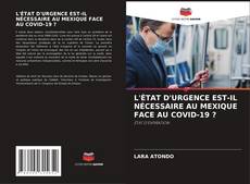Buchcover von L'ÉTAT D'URGENCE EST-IL NÉCESSAIRE AU MEXIQUE FACE AU COVID-19 ?