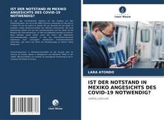 Copertina di IST DER NOTSTAND IN MEXIKO ANGESICHTS DES COVID-19 NOTWENDIG?