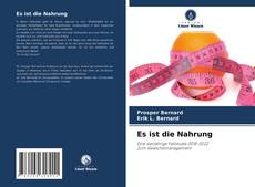 Buchcover von Es ist die Nahrung