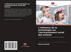 Buchcover von L'influence de la technologie sur l'environnement social des enfants