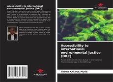 Copertina di Accessibility to international environmental justice (DRC)