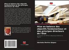 Couverture de Mise en balance des objectifs fondamentaux et des principes directeurs de l'État
