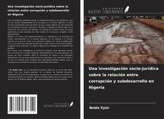 Portada del libro de Una investigación socio-jurídica sobre la relación entre corrupción y subdesarrollo en Nigeria