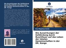 Portada del libro de Die Auswirkungen der Gefährdung durch Buschfeuer auf das Leben der lokalen Gemeinschaften in der DR. Kongo