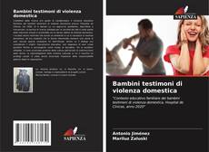 Capa do livro de Bambini testimoni di violenza domestica 