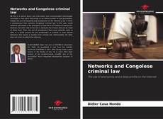 Portada del libro de Networks and Congolese criminal law