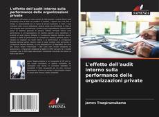 Copertina di L'effetto dell'audit interno sulla performance delle organizzazioni private