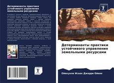 Детерминанты практики устойчивого управления земельными ресурсами的封面