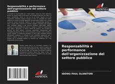 Bookcover of Responsabilità e performance dell'organizzazione del settore pubblico