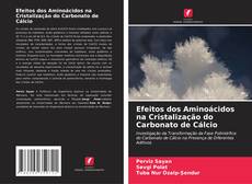 Portada del libro de Efeitos dos Aminoácidos na Cristalização do Carbonato de Cálcio