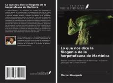 Bookcover of Lo que nos dice la filogenia de la herpetofauna de Martinica