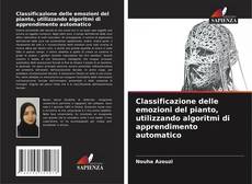 Capa do livro de Classificazione delle emozioni del pianto, utilizzando algoritmi di apprendimento automatico 
