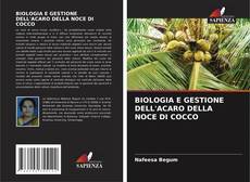Обложка BIOLOGIA E GESTIONE DELL'ACARO DELLA NOCE DI COCCO