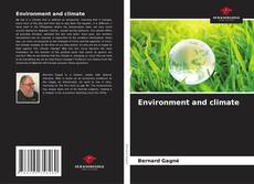 Bookcover of Environment and climate