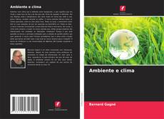 Ambiente e clima kitap kapağı