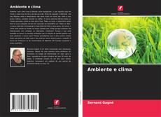 Capa do livro de Ambiente e clima 