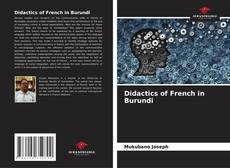 Portada del libro de Didactics of French in Burundi