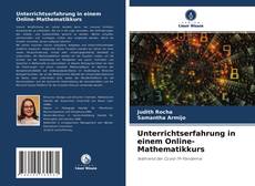 Bookcover of Unterrichtserfahrung in einem Online-Mathematikkurs