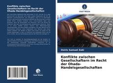 Bookcover of Konflikte zwischen Gesellschaftern im Recht der Ohada-Handelsgesellschaften