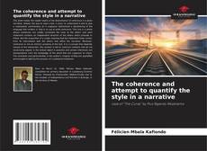 Capa do livro de The coherence and attempt to quantify the style in a narrative 