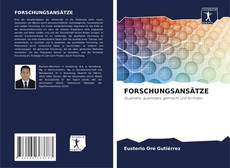 Couverture de FORSCHUNGSANSÄTZE