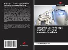 Portada del libro de Using the Learningapps platform in foreign language teaching