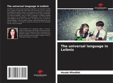 Portada del libro de The universal language in Leibniz