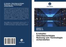 Buchcover von E-Inhalte: Gleichberechtigte Nutzung von Technologie sicherstellen