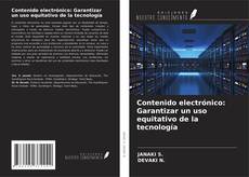 Buchcover von Contenido electrónico: Garantizar un uso equitativo de la tecnología