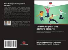 Обложка Directives pour une posture correcte