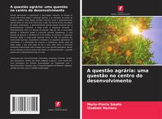Bookcover of A questão agrária: uma questão no centro do desenvolvimento