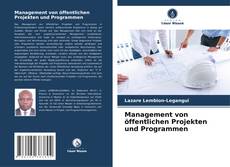 Bookcover of Management von öffentlichen Projekten und Programmen