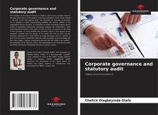 Copertina di Corporate governance and statutory audit