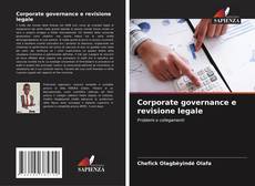 Capa do livro de Corporate governance e revisione legale 
