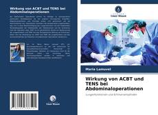 Portada del libro de Wirkung von ACBT und TENS bei Abdominaloperationen