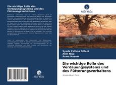 Portada del libro de Die wichtige Rolle des Verdauungssystems und des Fütterungsverhaltens