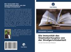 Capa do livro de Die Immunität des Staatsoberhauptes von der Strafgerichtsbarkeit 