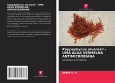 Capa do livro de Kappaphycus alvarezii - UMA ALGA VERMELHA ANTIMICROBIANA 