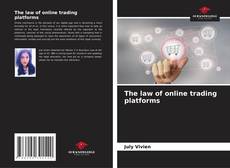 Bookcover of The law of online trading platforms