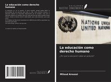 Buchcover von La educación como derecho humano