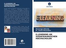 Capa do livro de E-LEARNING AN SÜDAFRIKANISCHEN HOCHSCHULEN 